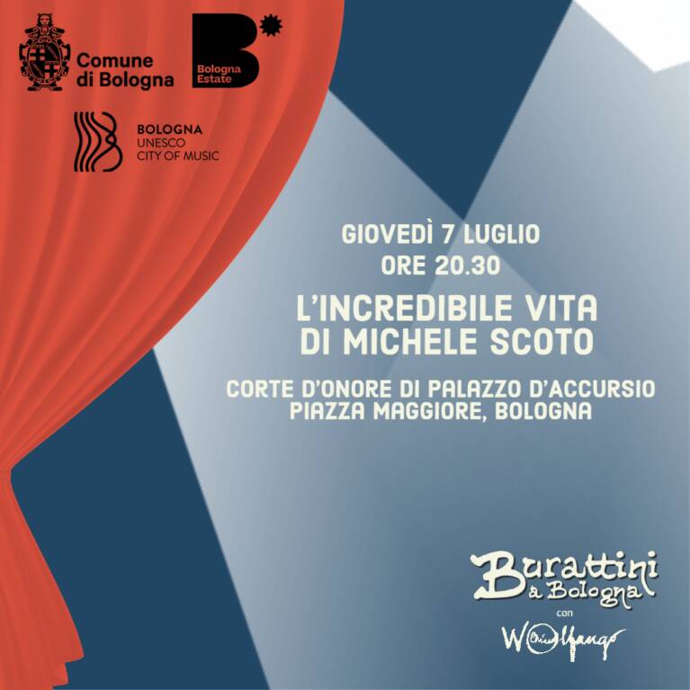 L INCREDIBILE VITA DI MICHELE SCOTO BURATTINI A BOLOGNA CON