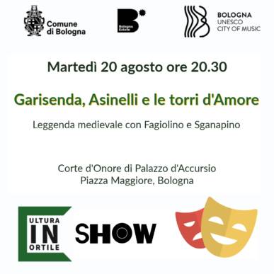 Garisenda, Asinelli e le torri d’Amore – CULTURA IN CORTILE SHOW – ESTATE 2024