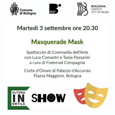 Masquerade Mask – CULTURA IN CORTILE SHOW – ESTATE 2024