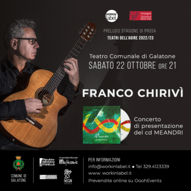 Franco Chirivì «Meandri» in concerto