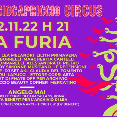 RiccioCapriccio Circus LA FURIA @ Angelo Mai