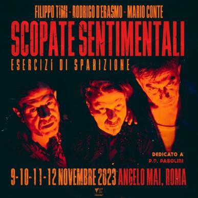 Scopate sentimentali esercizi di sparizione – 12 novembre