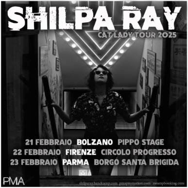 SHILPA RAY “Cat Lady Tour” a Firenze