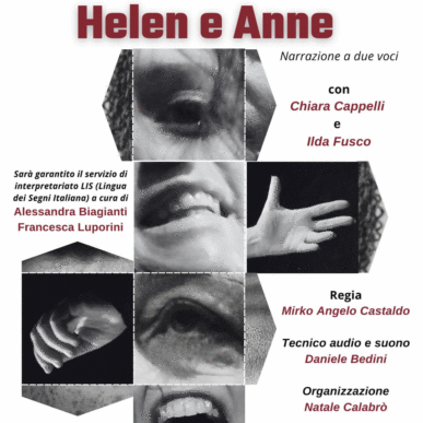 CHIARA CAPPELLI – ILDA FUSCO in «HELEN E ANNE Narrazione a due voci».