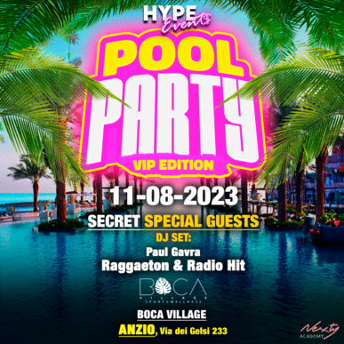HYPE POOL PARTY *Vip edition*