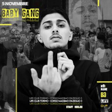 Baby Gang Live a Torino