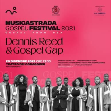 Dennis Reed & Gospel Gap (USA) Concerto Gospel @ Teatro dei Coraggiosi, Pomarance (PI)