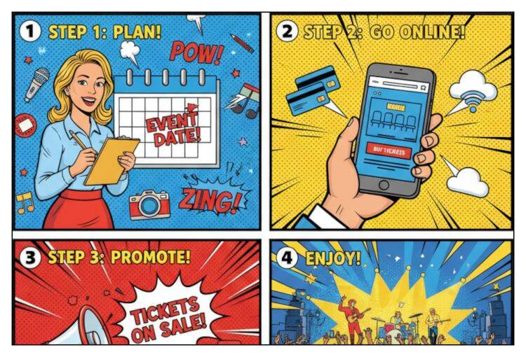 guida semplice per eventi